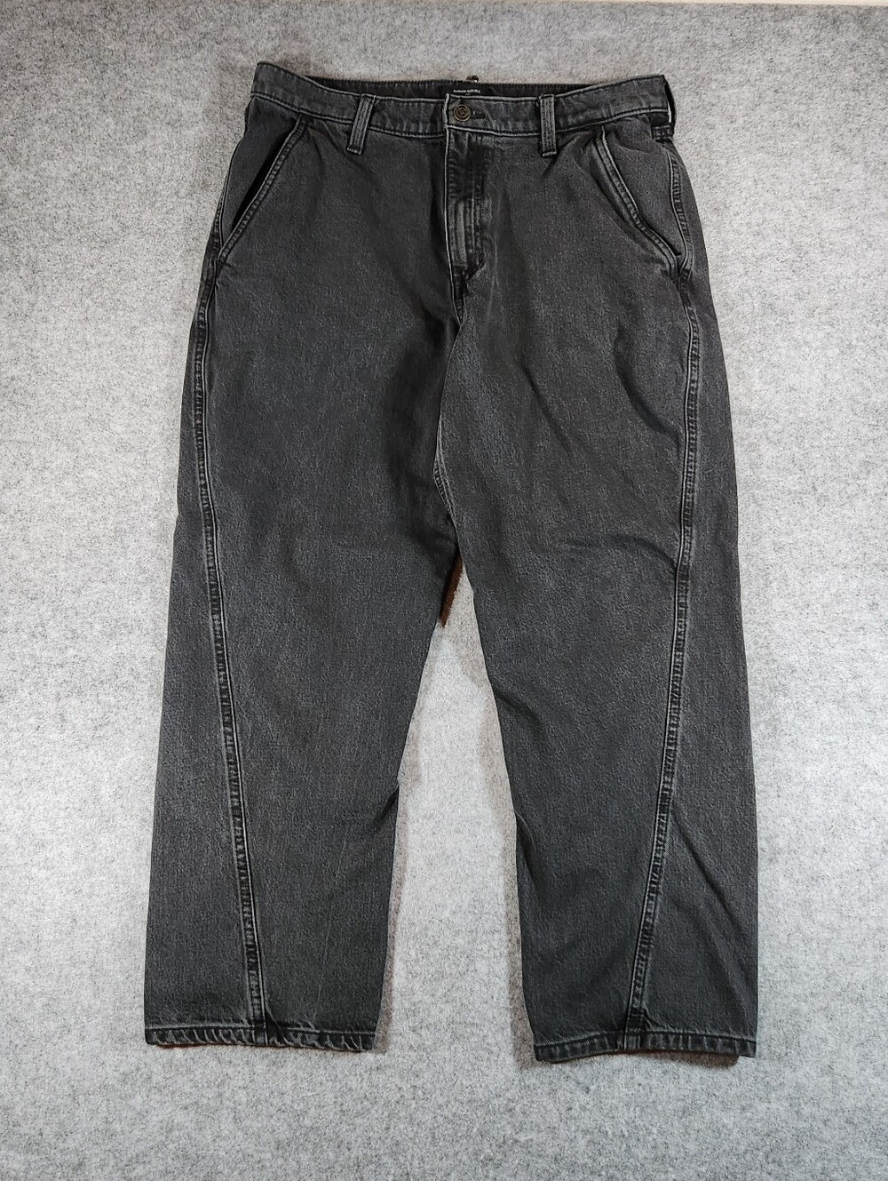 Banana Republic Women's Black Wash High Rise Barrel Leg Jeans Size 12